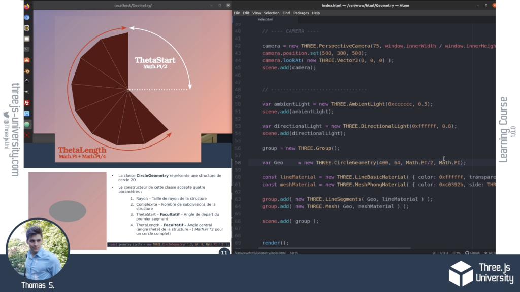 Three.js University Complete Guide – Geometry