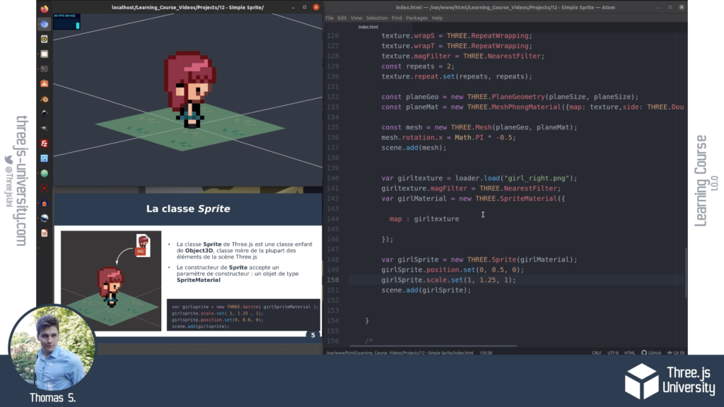 Three.js University Complete Guide – Sprites