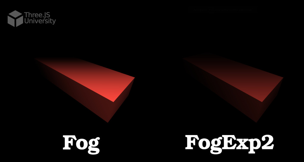 fog comparison Three.js
